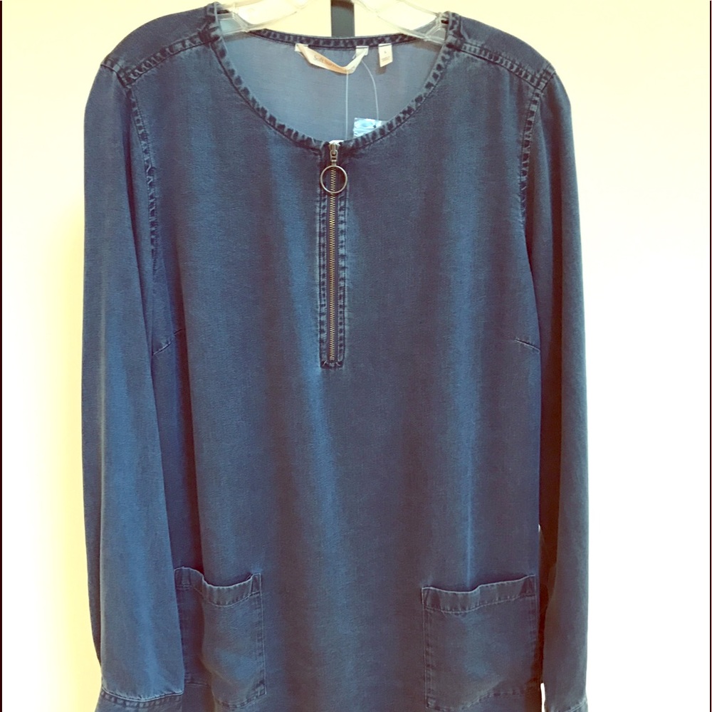 BNWT Soft Surroundings Dark Blue Tunic